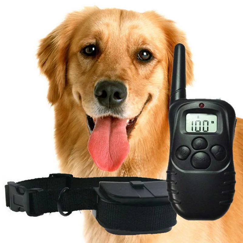 Обучение Pet Кинологический школьные Remote Электронный электрический ЖК-дисплей Ошейники Удаленного Управление Training ошейник для собак 1 300 м