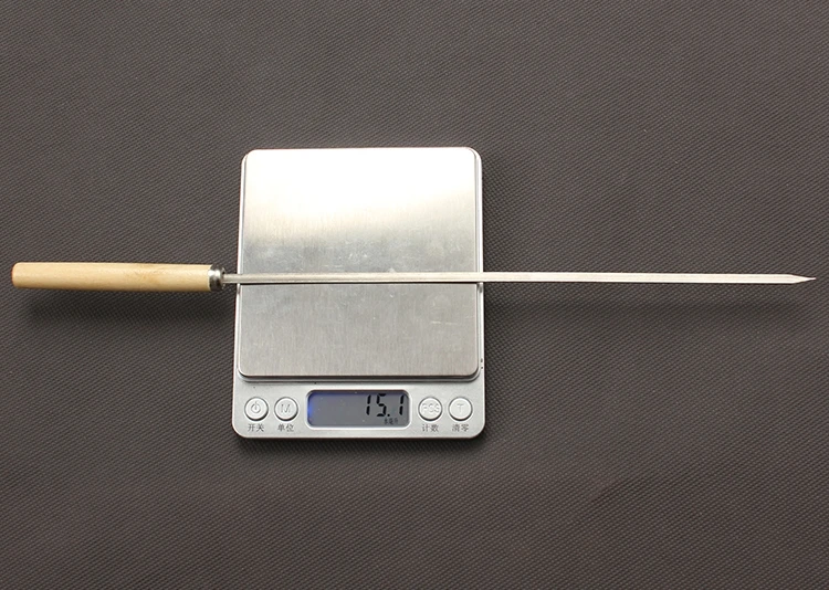 Плоские Шпильки для барбекю 100 шт. с деревянной ручкой|Шпажки| |