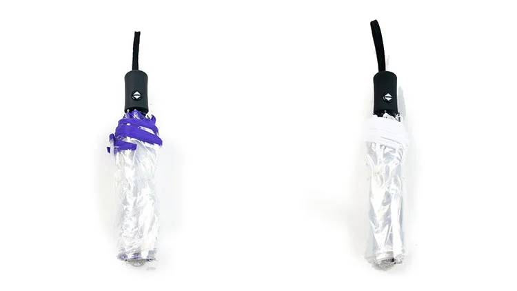 Маленький свежий прозрачный зонт семидесяти процентов от зонтика 8 костей