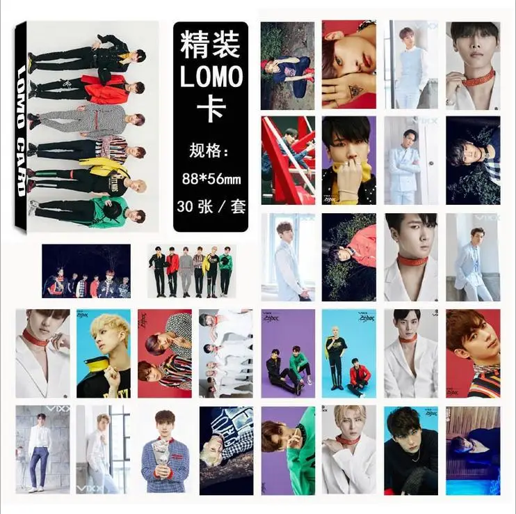 KPOP HOT VIXX открытка фото карты k pop текст постер + наклейка 30 шт LOMO карта фотоальбом 4th