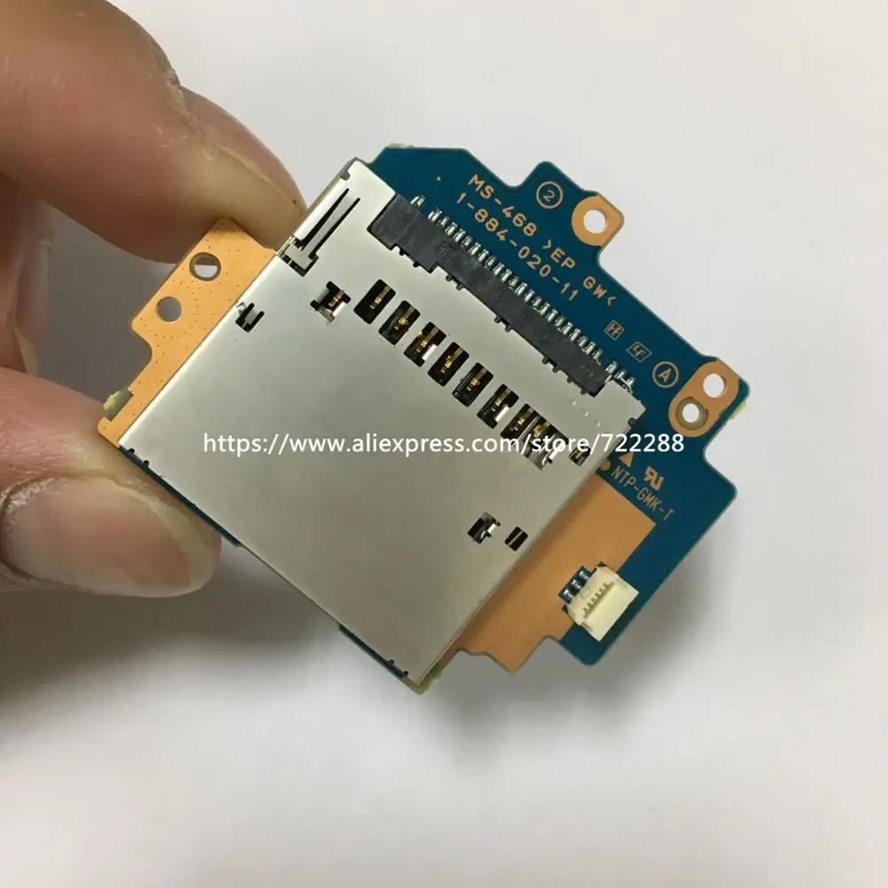Запасные детали для Sony NEX-VG20 NEX-VG20H слот карты памяти SD MS-468 Board A1848216A | Электронные