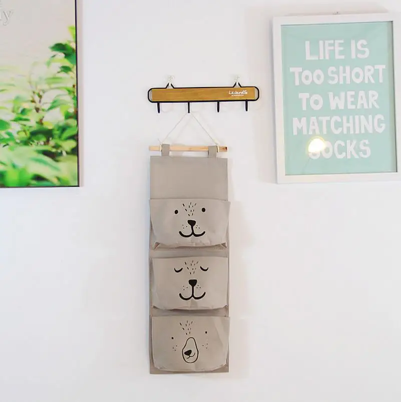 Новая мультяшная подвесная сумка для выражений тканевый хлопковый Карманный