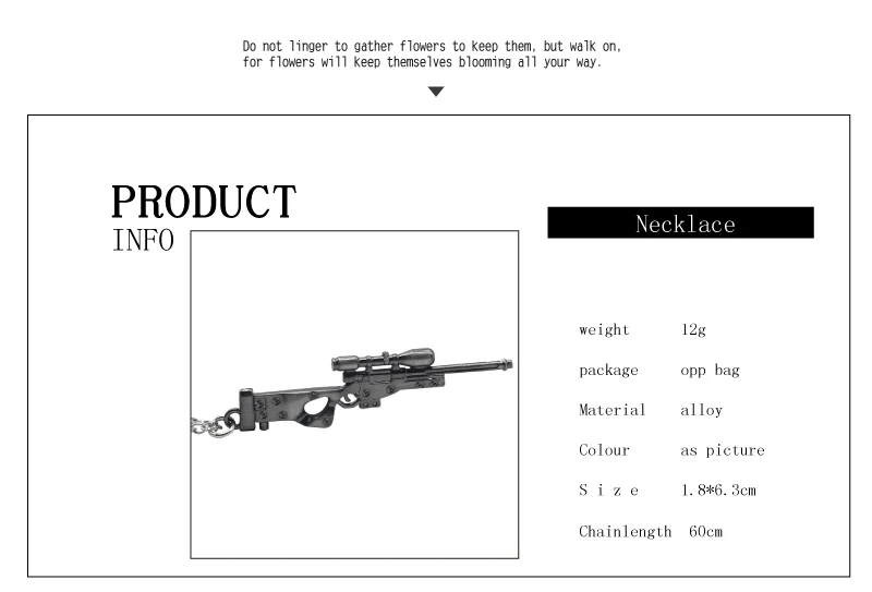 Мода стрельба игры AK47 M416 AWM моделирование пистолет индивидуальный кулон, ожерелье крутые мужчины металла пистолет ожерелье с кулоном в форме пистолета