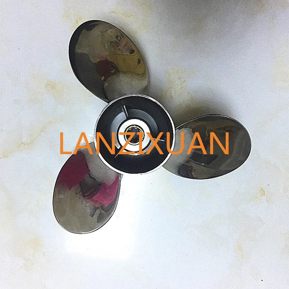 

9 1/4x11-J Boat Motor Stainless Steel Propeller for Yamaha 9.9HP 15HP Outboard Engine 9 1/4 x 11 -J 63V-45943-10-00 63V-45943-00