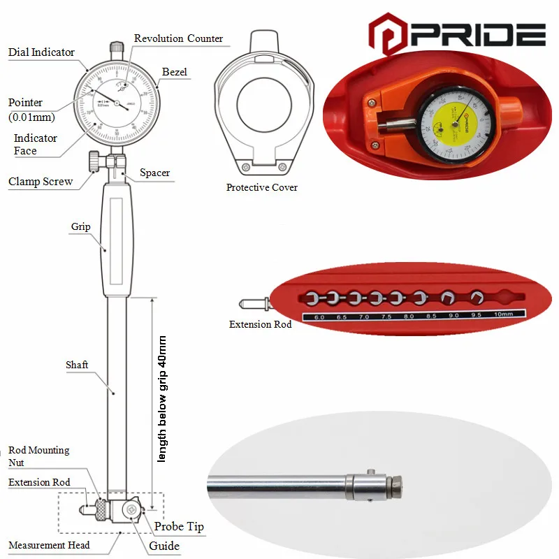 Прецизионный циферблат калибра 6 10 мм|dial gauge|bore gagedial bore |