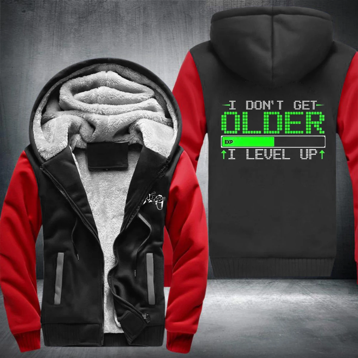 Новинка мужские толстовки Свитшот в стиле пэчворк с надписью i't get Not older game