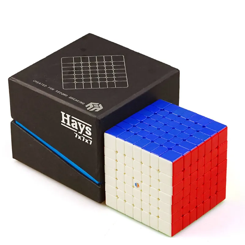 Yuxin Hays 7x7x7 Магнитный Профессиональный Кубик Рубика Магическая скорость 7x7 куб Oringal куб магниты головоломка Cubo Magico 7*7 игрушки для детей