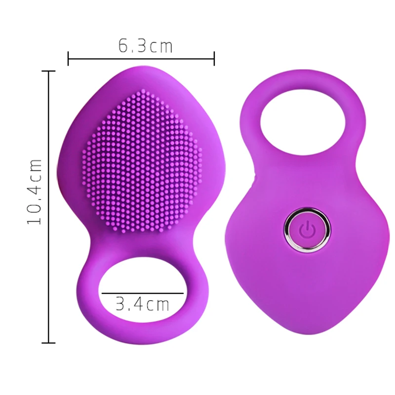 Вибрирующее кольцо с задержкой времени для члена массажной кистью силиконовые