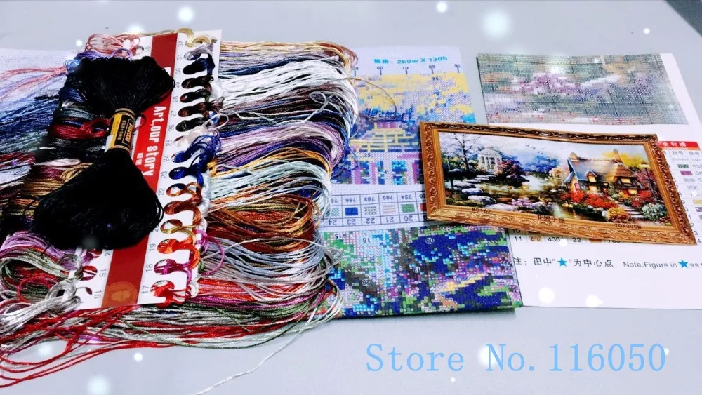 Вышивка крестом набор для рукоделия вышивка крестиком Декор стен дома | Дом и сад