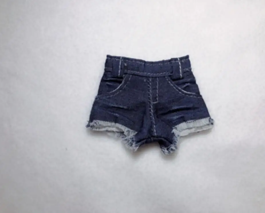 Denim shorts T02-X583 Blyth кукольная одежда 1/6 куклы аксессуары azone одежда ручной работы желтое пальто свитер джинсовые шорты - Цвет: Denim shorts