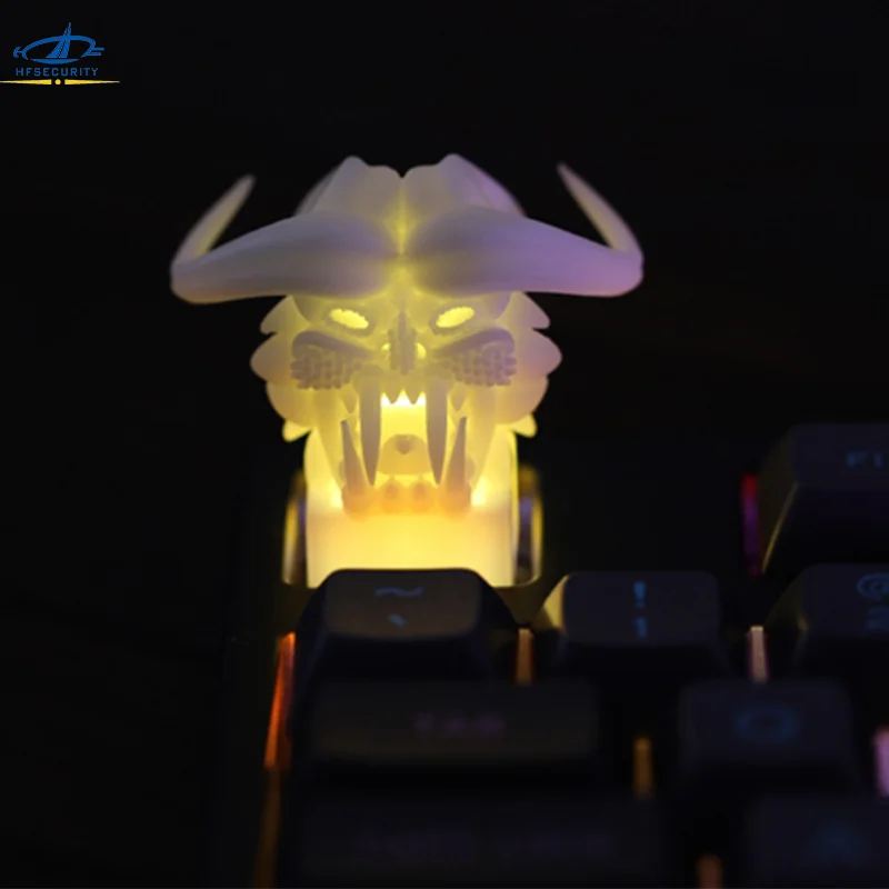 HFSECURITY DIY Monster 3D Printing Resin Keycaps For Mechanical Keyboard OEM Translucent Gaming Keyboards Backlit | Компьютеры и офис