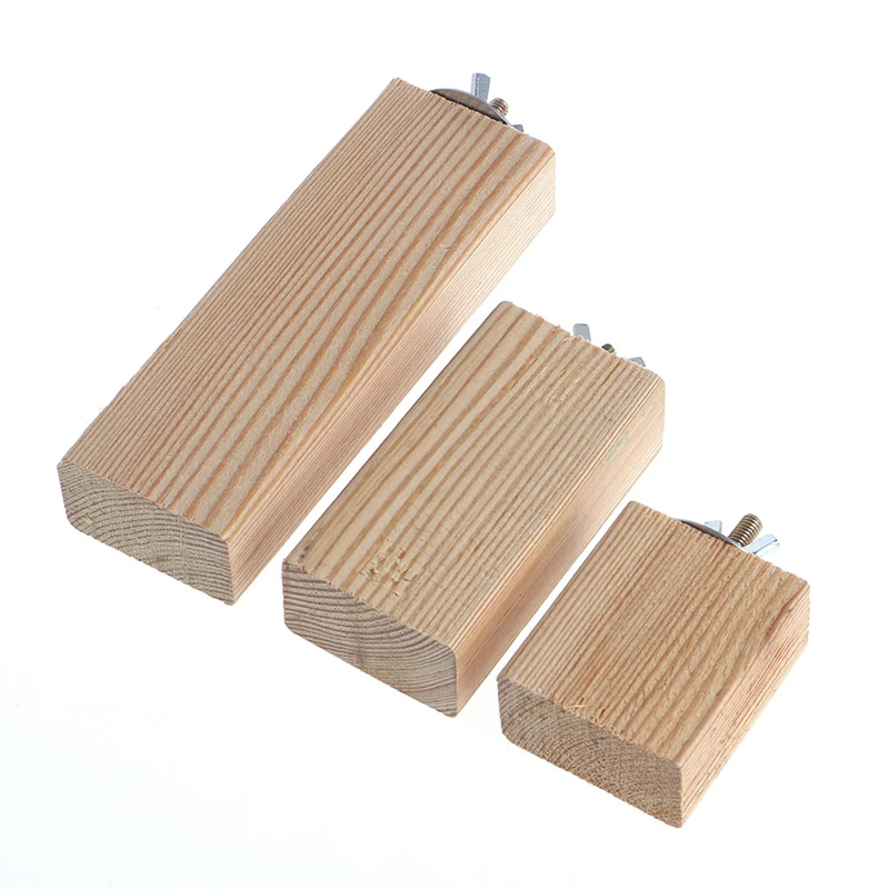 Деревянный Попугай Клетка Для Птиц Окуней Стенд Платформа Pet Волнистый