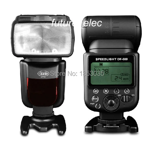 DF 600 GN58 Беспроводная вспышка Speedlight для Canon Nikon Pentax Fuji пленка Samsung Ricoh Olympus Panasonic
