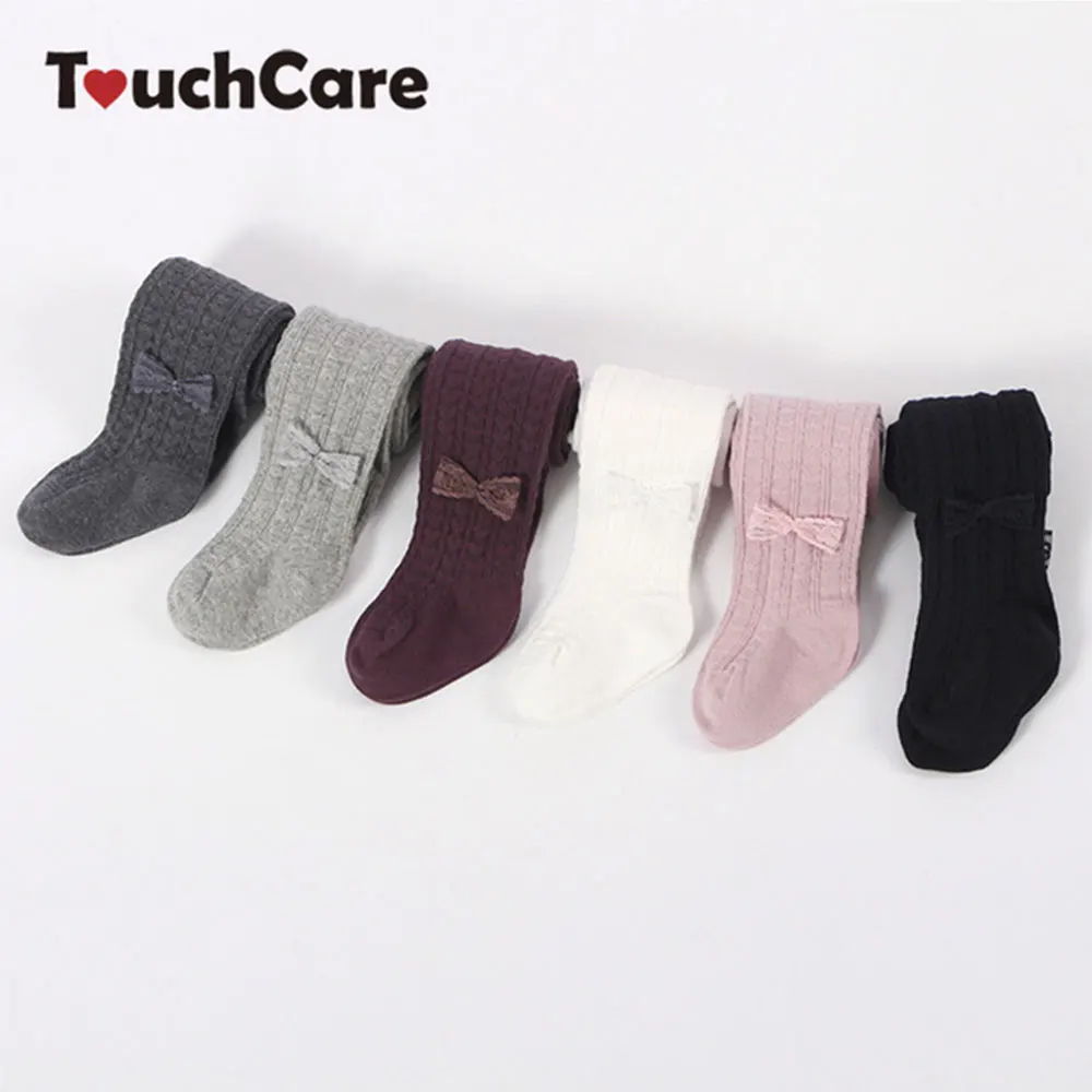 Touchcare/кружевные колготки с бантом для новорожденных девочек детские танцев