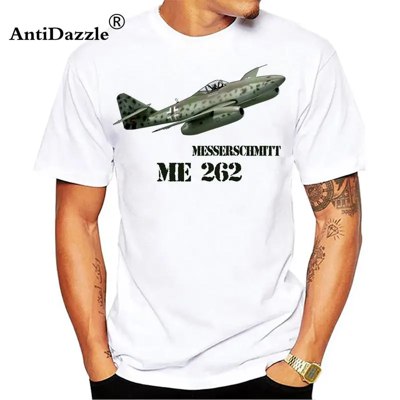 Футболка MESSERSCHMITT ME 109 BF TECH плоскости рисунка самолета немецкий логотип для мужчин