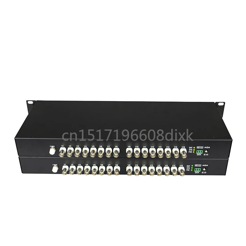 HD CVI AHD TVI 720P 960P 16CH волоконно-оптический цифровой видеоконвертер BNC оптоволоконный