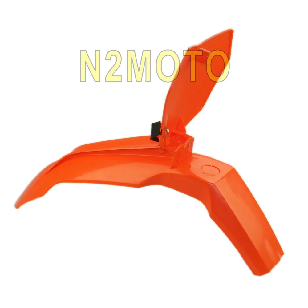 Оранжевый мотоциклов переднее крыло переднего номерной знак руль Fatbar для 250 SX F XCF