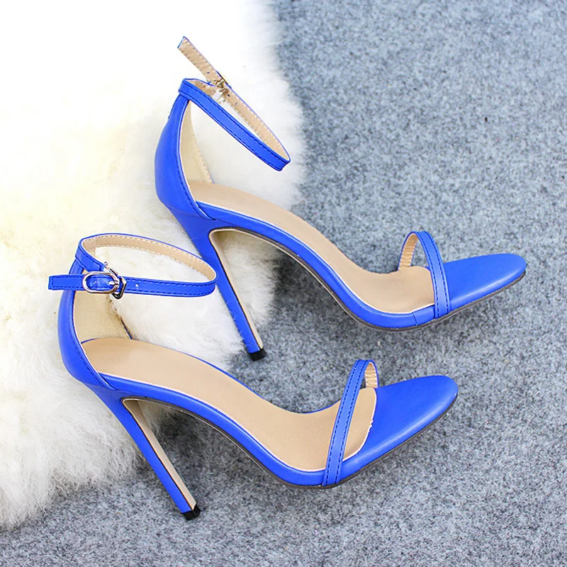 Сандалии женские на высоком каблуке-шпильке Классические Босоножки с открытым