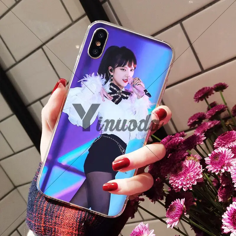 A7 Yinuoda черный розовый BLACKPINK kpop коллаж Мягкий Силиконовый ТПУ чехол для телефона iPhone 5 5Sx 6 7plus 8 8Plus X XS MAX XR - Цвет: A7
