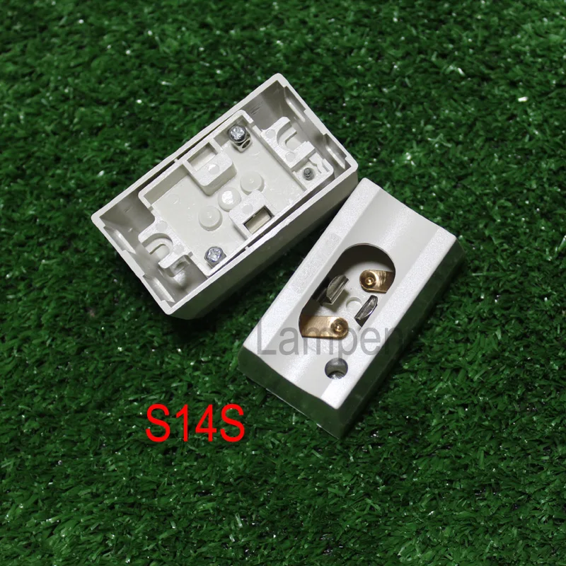 AC85-250V 4A S14D лампа S14S держатель светильник цоколь зеркало настенный светильник для подключения s14 светодиодные лампы