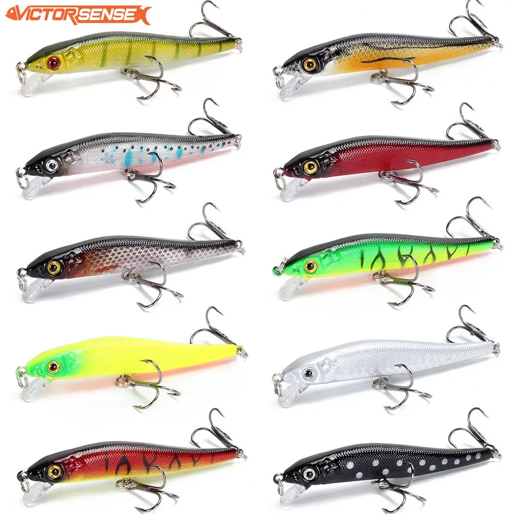 Victorsense рыболовные приманки Minnow 8 5 см 8g Crankba плавающая искусственная приманка для