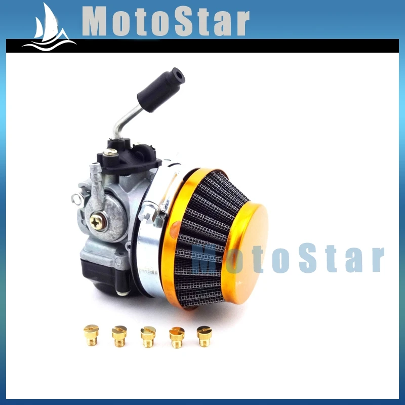 Карбюратор для гоночного карбюратора золотистый воздушный фильтр 49 куб. См 50 60 66