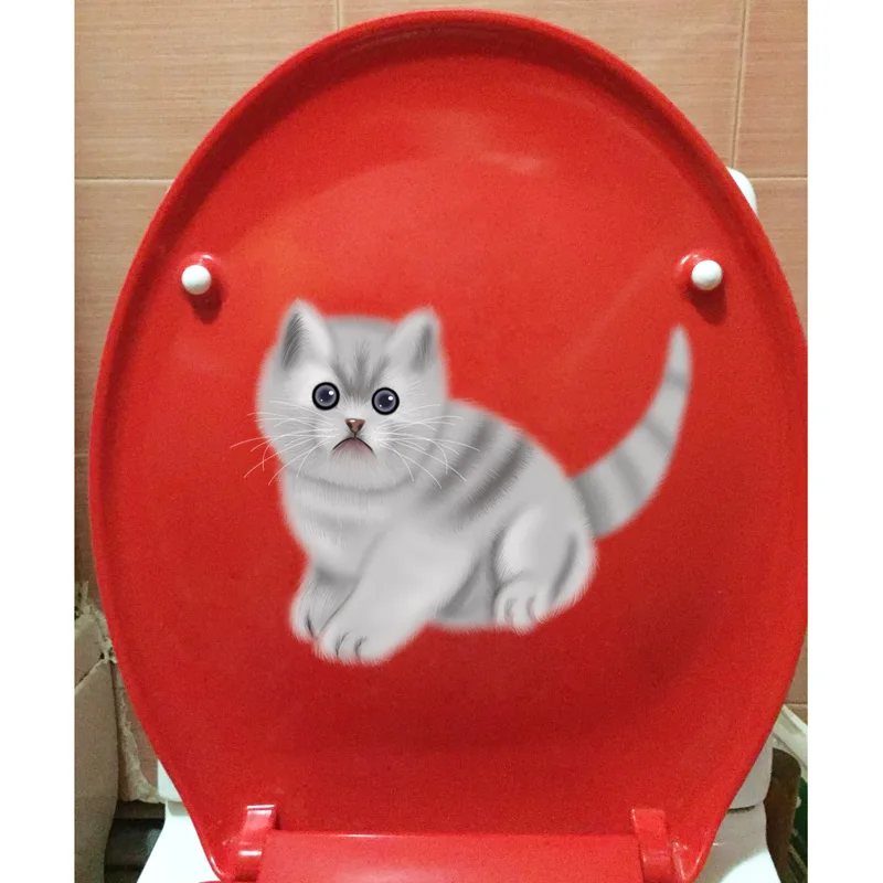ZTTZDY 24 9*20 3 см животное кошка гостиная домашний декор стена наклейка для туалета