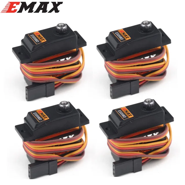 4 компл./лот EMAX ES09MD специальный металлический цифровой сервопривод с двумя