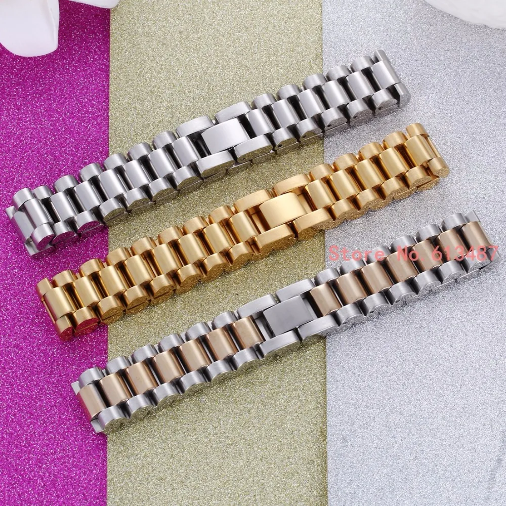 Огромный тяжелый мужской серебряный и золотой браслет-цепочка для часов браслет