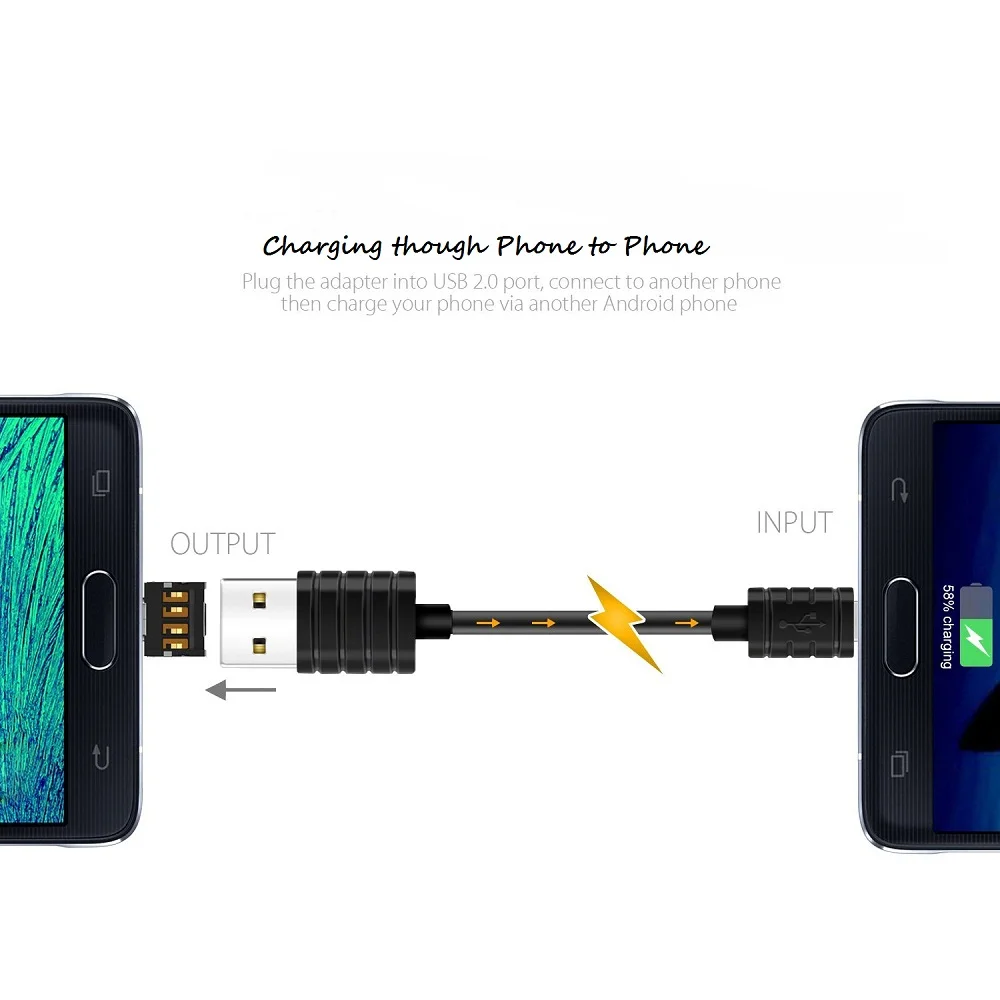OTG адаптер 2 0 Micro USB к для флеш накопителя внешний аккумулятор планшет мышь