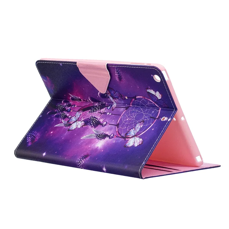Wekays для Apple Ipad Air Ipad 5 с милым рисунком кота кожи(полиуретан) с откидной крышкой с функцией подставки чехол для IPad Air IPad 5 IPad5 9," Чехол для планшета