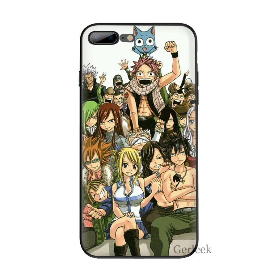 Чехол для телефона Fairy Tail Coque iPhone11 Pro Max 6 6S 5 5S SE XR X XS MAX 8 7 Plus | Мобильные телефоны и
