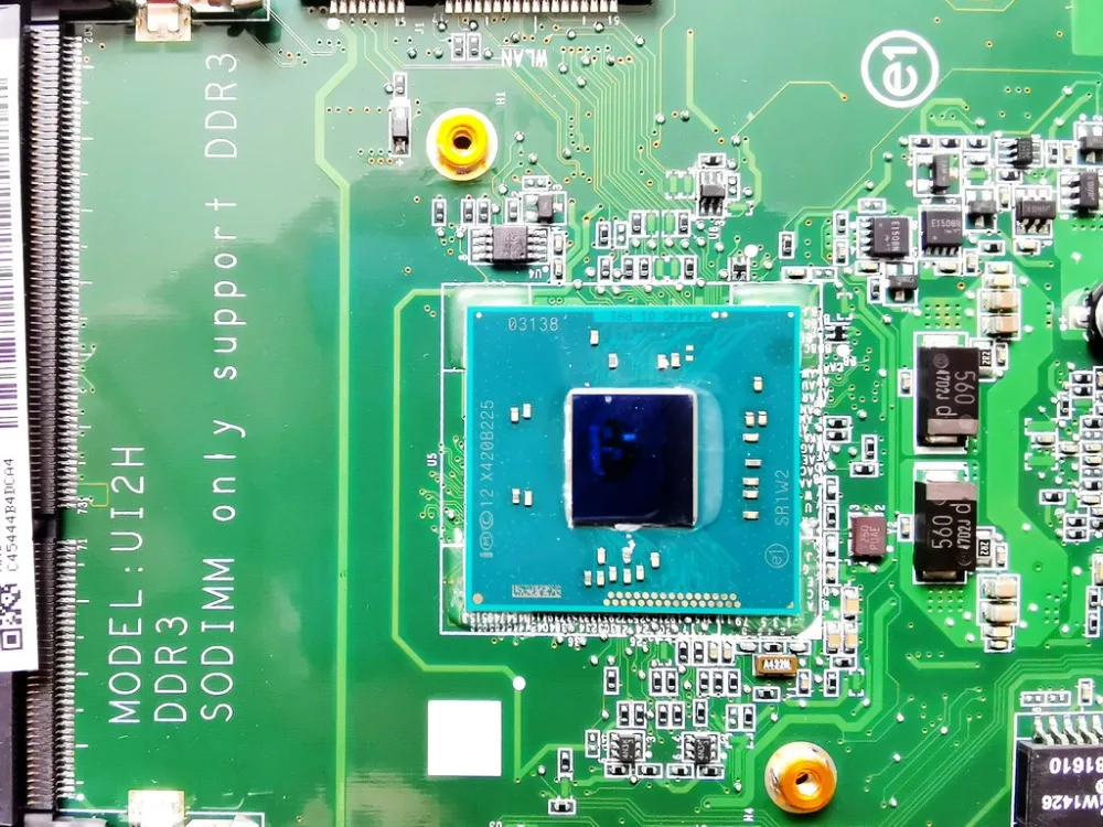 Оригинальный Для ACER Z1-612 Z1-612G Материнская плата ноутбука N3530 DAUI2HMB6B0 испытанное