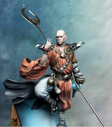 1/24 масштаб смолы фигура Строительный набор монах|Наборы для сборки моделей| |