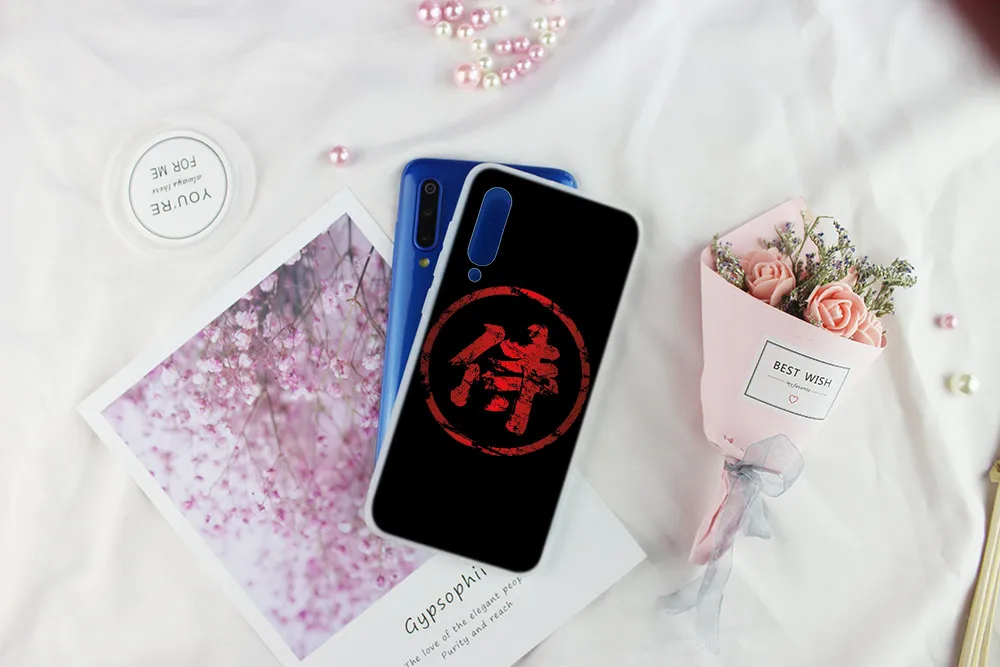 Японский мягкий чехол для телефона с самурайсским мечом Xiaomi 9 8 A2 A3 lite Mi 9t CC9 9se 5X 6 10