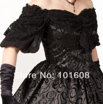 1860S Викторианский готический корсет/бальное платье в стиле Southern Belle для