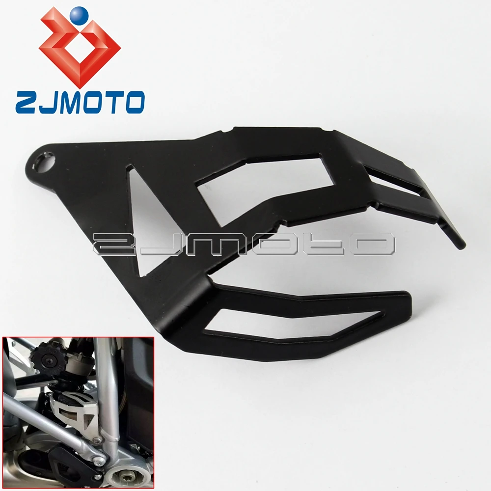 

Custom For BMW R1200GS LC ADV 13-15 Rear Black Brake Fluid Reservoir Cover Motorcycle Accessories Steel Oil Cup Reservoir Guard