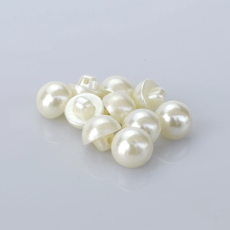 50pcs resin mushroom button shirt imitation pearls Fashion half cardigan 10mm 11.5mm 12.5mm B3-1 | Дом и сад