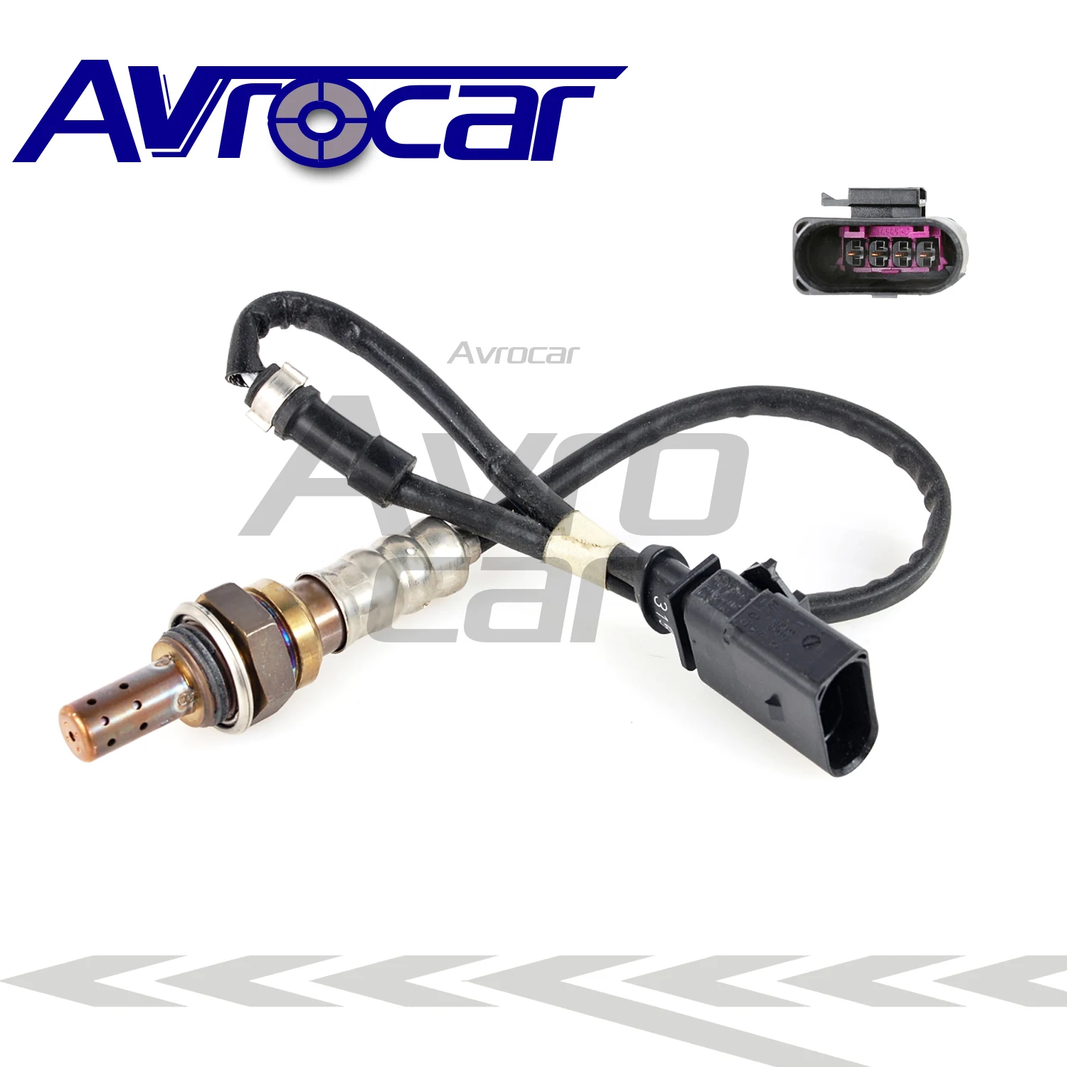 Кислородный датчик AVROCAR O2 для AUDI A3 SEAT ALTEA SKODA VW CADDY GOLF JETTA 06A906262BS 4 провода нитевая