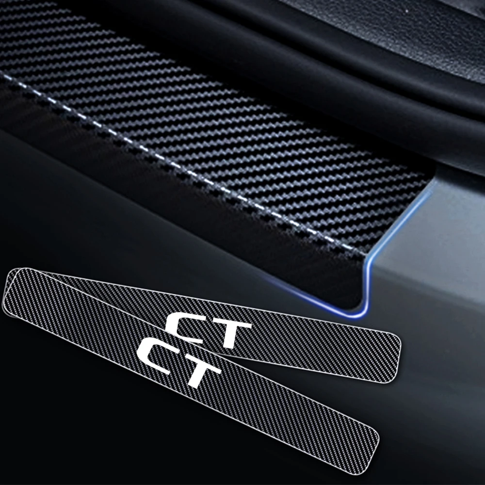 Для Lexus CT серия Накладка на порог двери автомобиля Наклейка для порога декоративная Накладка на порог виниловая наклейка из углеродного волокна для стайлинга автомобиля
