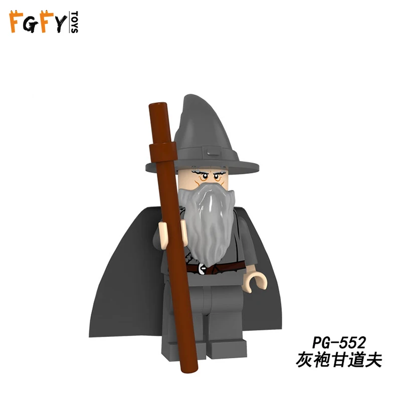 Одиночная продажа Властелин колец половина orc серый Gandalf действие строительные