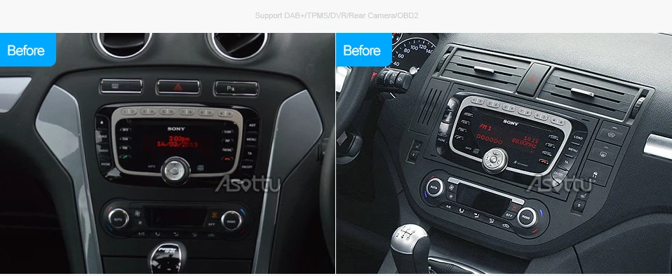Android 8,1 автомобиль DVD Восьмиядерный для Ford Mondeo C-max Фокус galaxy S-max автомобиль dvd gps радио Видео плеер в тире dvd 1024*600
