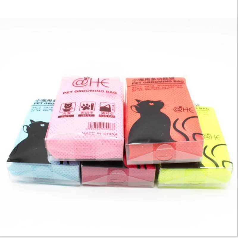 SUPREPEMesh кошачья сумка для купания уход за котом моющие мешки для кошек банный чистый мешок без царапин укуса удерживающие товары для кошек резка ногтей