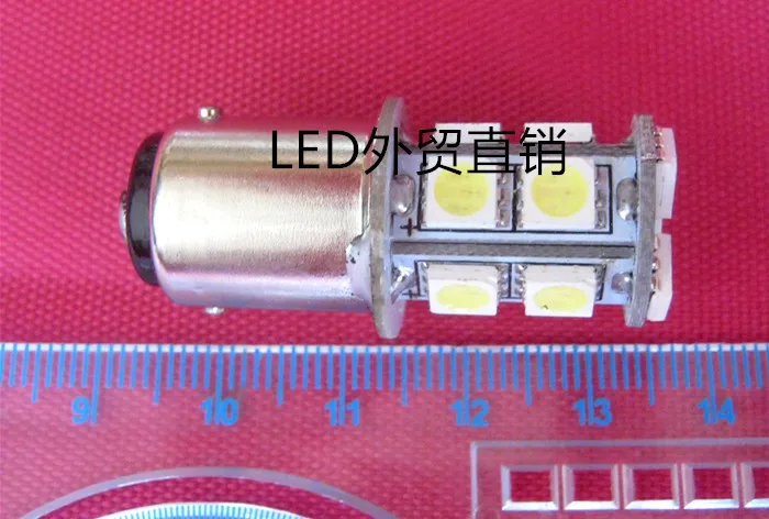 Сигнальная сигнальная лампа 12V24V30V5WLED13 a с двойным контактом байонетная 20 B15|signal