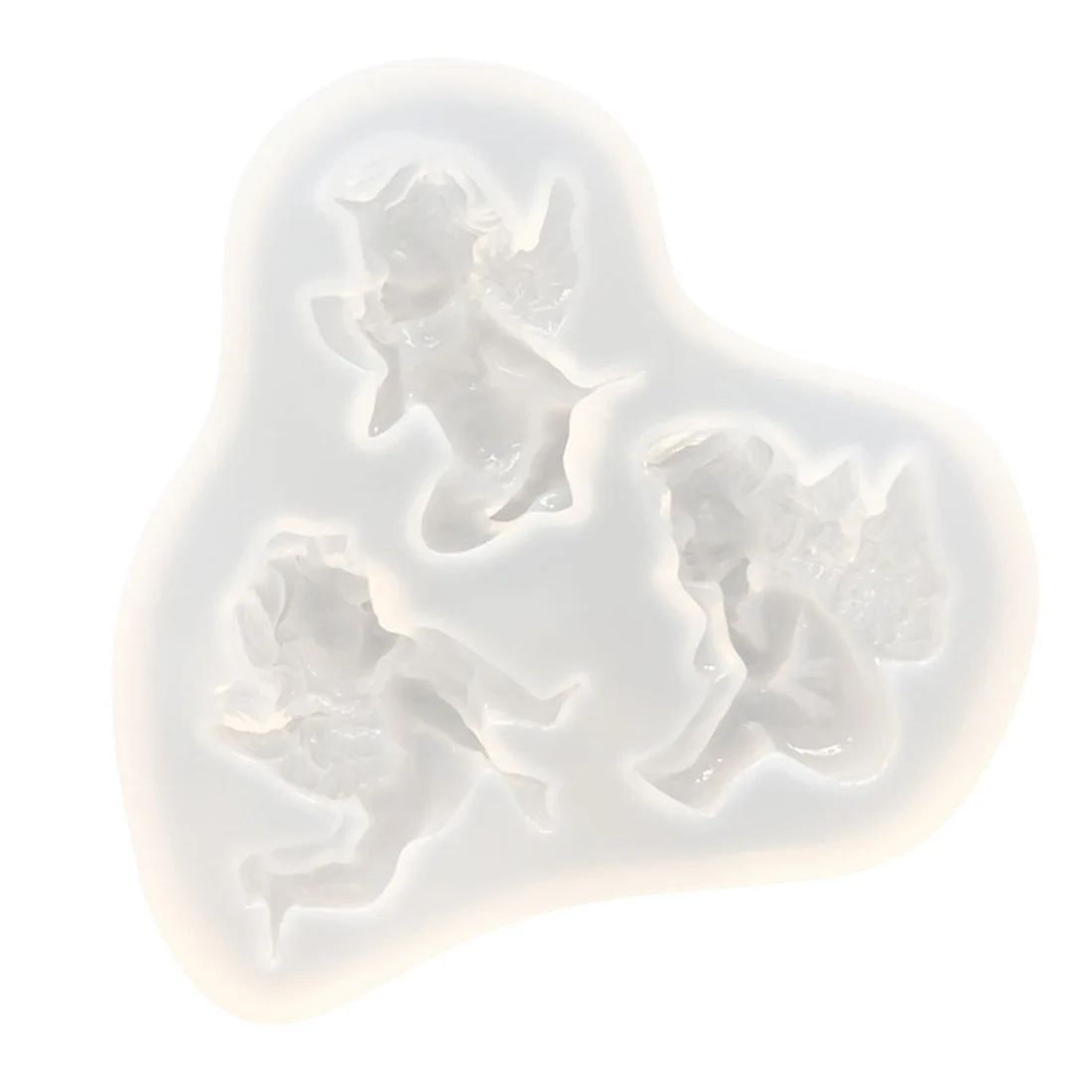 Прозрачные силиконовые формы 3 маленькие ангельские комбинации для эпоксидной