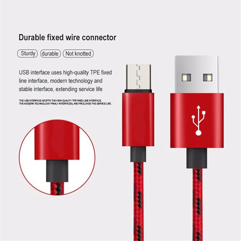Оплетка USB кабель для передачи данных для iPhone X 8 7 6s Plus Micro Тип usb C быстрая зарядная зарядка кабель для samsung A70 A50 A30 Xiaomi huawei