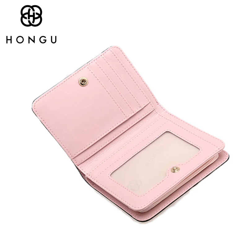 HONGU кошельки для монет маленькие сумки женские многоцветные кредитные визитницы