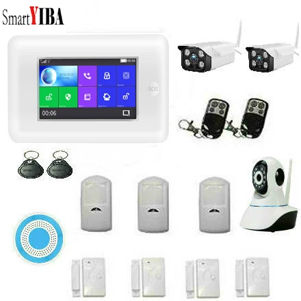 SmartYIBA 3g/gprs wifi беспроводной охранных защита от взлома системы комплект с