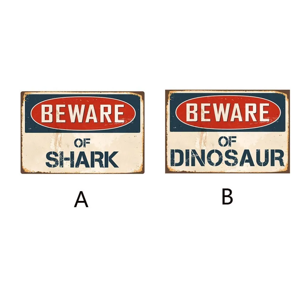 Винтажный автобус мотоцикл автомобиль металлическая лицензия остерегайтесь