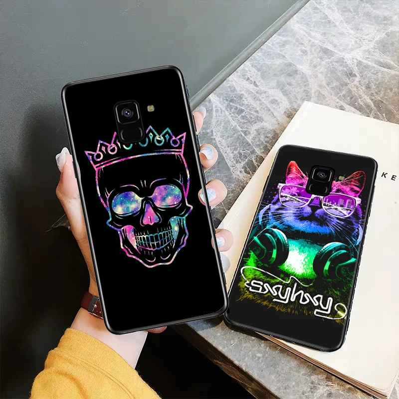 Силиконовый чехол для Samsung A3 A5 A6 Plus A7 A8 A9 A10 A30 A40 A50 A70 J6 A10S A30S A50S|Бамперы| |
